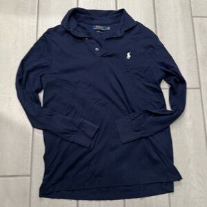 NWOT Polo Ralph Lauren Navy Long Sleeve Polo Men’s Size Small